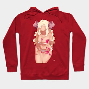 Horn Bikini Girl Hoodie